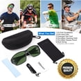 thumbnail image 6 of TINHAO Oversized Wrap Around Fit Over Glasses Sunglasses for Men with Hard Case, Polarized UV400 Wide Frame Prescription Glasses for Driving Fishing Hiking Cycling, 6 of 6