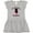 AC-Heather Grey, variant on Inktastic 2nd Birthday Little Cowgirl 2 Year Old Girls Toddler Dress