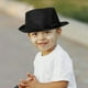 thumbnail image 5 of Niños Fedora Hats Gentleman Kids Dancing Performance Cap Hat para Head Girth de 56-58cm (Negro), 5 of 7