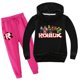 thumbnail image 1 of Roblox-Conjunto de ropa periférica para niños y niñas, Chaqueta de algodón, pantalones, 2 piezas, traje deportivo informal, regalos, 1 of 5