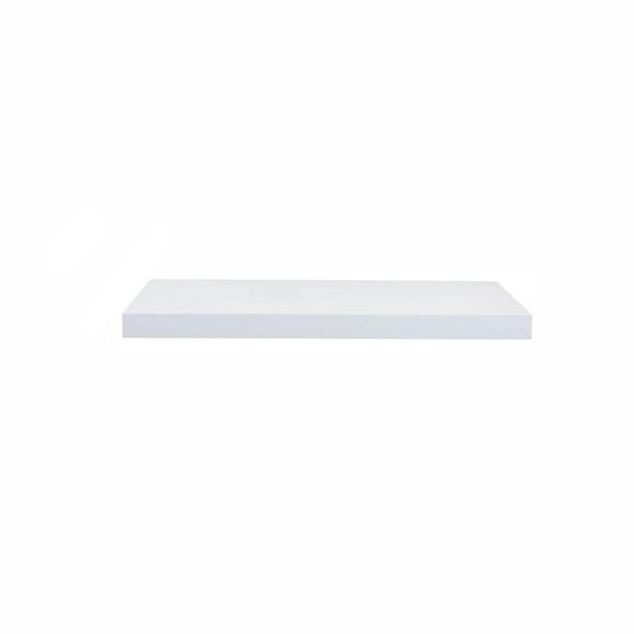 Repisa flotante de madera, rectangular, color blanco ELLEGANCE HOUSEWARE FS47825