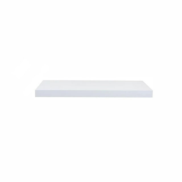 Repisa flotante de madera, rectangular, color blanco ELLEGANCE HOUSEWARE FS47825
