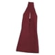 thumbnail image 5 of Vestido corto de cuello alto que deja ver el pecho, ideal para muñecas BJD de 1/6 y figuras de niñas de 12 pulgadas. rojo oscuro, 5 of 9