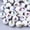 Christmas Bell - Colorful, variant on GKNET 20x Colorful Electroplate Glass Beads 10mm Christmas Theme Star Bell Snowflake-Snowflake - Blue