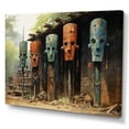 thumbnail image 2 of Designart "Tribes Dogon African Mask II" African Tribes Wall Art Print, 2 of 5