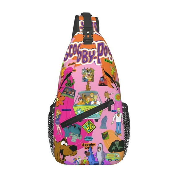 Scooby-Doo Sling Bag Crossbody Sling Backpack Chest Bag Daypack Purses Shoulder Bag For Women Men Travel Hiking