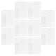 thumbnail image 3 of 50pcs Nail Art Pegatinas pegatinas de doble cara Puntas de uñas adhesivas falsas (transparentes), 3 of 5