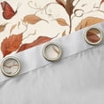 thumbnail image 4 of Castle Fairy Children Teens Vintage Flying Butterflies Blackout Curtains Set of 2 (52x84 Each),Autumn Tree Leaves Window Curtains,Retro Fall Aesthetic Curtains and Drapes,Breathable Home Decor, 4 of 6