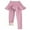 Pink, variant on breaise Girls Footless Leggings with Ruffle Skirt Tutu Pants Comfortable Stretchy Cotton Tights for Kids Toddler