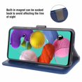 thumbnail image 3 of Mobile Phone Cover for Samsung A51-M40s / A71, Cover Premium Pu Leather Tpu Flip Cover Magnetic Closure Card Compartment Stand Function Wallet with Lanyard Protective Cover, 3 of 7
