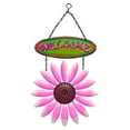 thumbnail image 4 of GROWTH TANK Hanging Flower Welcome Sign for Front Door Porch Plaque Decorative Pink, 4 of 9