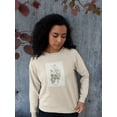 thumbnail image 2 of White-Eyed Flycatcher Sweatshirt Women -John James Audubon Designs, Female 5X-Large, 2 of 4