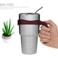 thumbnail image 4 of Poignée de Gobelet pour YETI 30oz Rambler Cup, Poignée Antidérapante ALIENSX pour Gobelets YETI Rambler, Ozark Trail, Rtic, Sic et Plus (Rouge Vin), 4 of 8