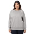 thumbnail image 6 of Terra & Sky Women's Plus Size Cotton Blend Fleece Sweatshirt, 3-Pack, 6 of 13