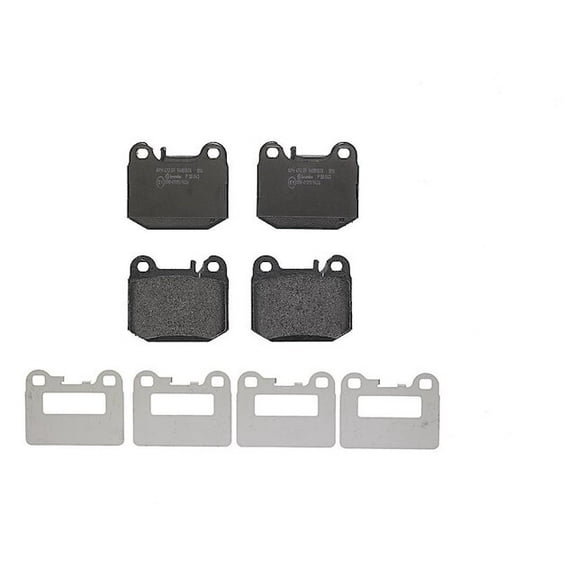 Rear Brake Pad Set - Compatible with 2000 - 2001 Mercedes-Benz ML430