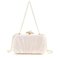 thumbnail image 6 of Wowcloth Women's Pleated Clutch Bag with Zipper Closure, Fashionable Evening Party Purse for Wedding and Formal Wears, Spring Summer Accessory, 6 of 9