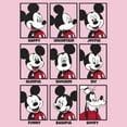 thumbnail image 2 of Girl's Mickey & Friends Mickey Mouse All Emotions Grid  Graphic Tee Light Pink Large, 2 of 4
