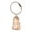 Ginger cat, variant on PVC Cat Shaped Pet Hair Container Keychain for Commemorating Beloved Felines, Portable for Anywhere