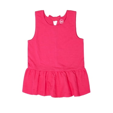 Wonder Nation Girls Peplum Tank, Sizes 4-18 & Plus