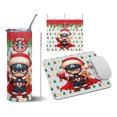 thumbnail image 1 of Termo Tumbler + Mouse Pad SVART 20 oz diseño Capitan America Chibi Feliz navidad, 1 of 5