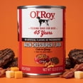 thumbnail image 6 of (8 pack) Ol' Roy Bacon Cheeseburger Flavor Cuts in Gravy Wet Dog Food, 13.2 oz Can, 6 of 13