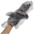 thumbnail image 4 of KAKOWELY Marionetas de mano de tiburón de dibujos animados, marionetas de mano de animales de peluche portátiles, juguete de peluche interactivo para padres e hijos, 4 of 4