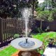 thumbnail image 5 of Bomba de fuente solar de 3W con batería incorporada, bomba de fuente de agua flotante solar para baño de pájaros, pecera, estanque, piscina, jardín y exteriores, 5 of 5