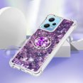thumbnail image 5 of Funda para Xiaomi Redmi Note 12 4G con Brillo Líquido Flotante, Purpurina, Parachoques y Anillo Giratorio Soporte, 5 of 5