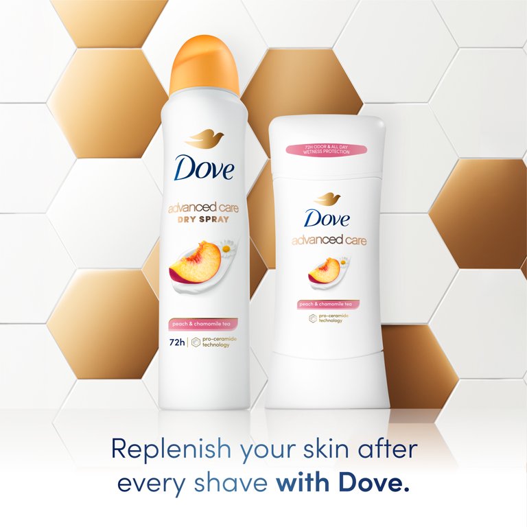 Dove Advanced Care Women's Antiperspirant Deodorant Spray Peach