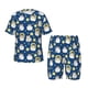 thumbnail image 1 of Balery Star Penguin Conjunto de Pijama Infantil de Manga Corta con Estampado – Ropa de Dormir de Algodón Suave-Medium, 1 of 6