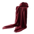 thumbnail image 1 of Lepsheexh Scarf for Women Solid Thin Graceful Long Scarf All Purpose Sunscreen Silk Scarf for Four Season Female Daily Collocation, 1 of 2