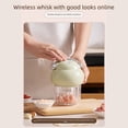 thumbnail image 5 of Food Chopper | with Handle 350ml Grinder, Food Processor Small Meat Grinder, for Garlic Chili Meat Puree Vegetable Home Apartment Restaurant, Green, 5 of 6