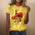 thumbnail image 2 of YDLCAFD Chemises de Maternité pour Femmes Mode Décontractée Imprimée Col Rond Manches Courtes Pull T-Shirt, 2 of 5