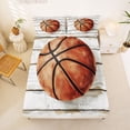 thumbnail image 5 of Erosebridal Basketball Sport Bed Sheets For Kids,Old Barn Door farmhouse Lodge King Sheets 4pcs, 5 of 6