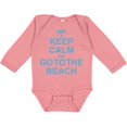 thumbnail image 3 of Inktastic Keep Calm Go to the Beach Boys or Girls Long Sleeve Baby Bodysuit, 3 of 5