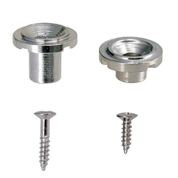 2Pcs Vintage String Trees Strings Retainer With Screw Round Slotted String Retainer Guide Tree for Guitars