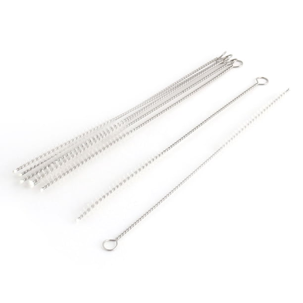 Cepillo de limpieza para tubos de ensayo de nylon con mango giratorio de 5.5 mm de diámetro, 8 piezas