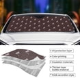thumbnail image 4 of Kdxio Leopard Print Print Front Windshield Sun Shade,Folding Auto Sunshade for Car Truck SUV-, 4 of 7