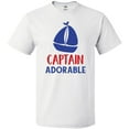 thumbnail image 3 of Inktastic Captain Adorable, Sail Boat, Sailing - Red Blue T-Shirt, 3 of 5