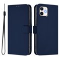 thumbnail image 2 of Wallet Case Compatible with iPhone 11 with Card Slot/Holder,PU Leather Flip Folio Shell [Magnetic Closure][Wrist Strap][Kickstand] Phone Cover Shockproof For iPhone 11,Navyblue, 2 of 11