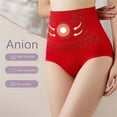 thumbnail image 6 of Leesechin Womens Underwear Control Briefs Anion Comfortable Solid Color Large Size High Waist Warm Belly Hip Lift Thin Waist Panties Underwear 2XL of Today, 6 of 7