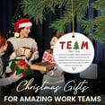 thumbnail image 5 of Christmas Team Gifts for Employee - Ceramic Christmas Ornaments 2025 for Tree Decor - Group Gifts for Coworkers, Friend Gift for Work Bestie Boss, Coworker Ornament for Xmas DecorationsHA5, 5 of 6