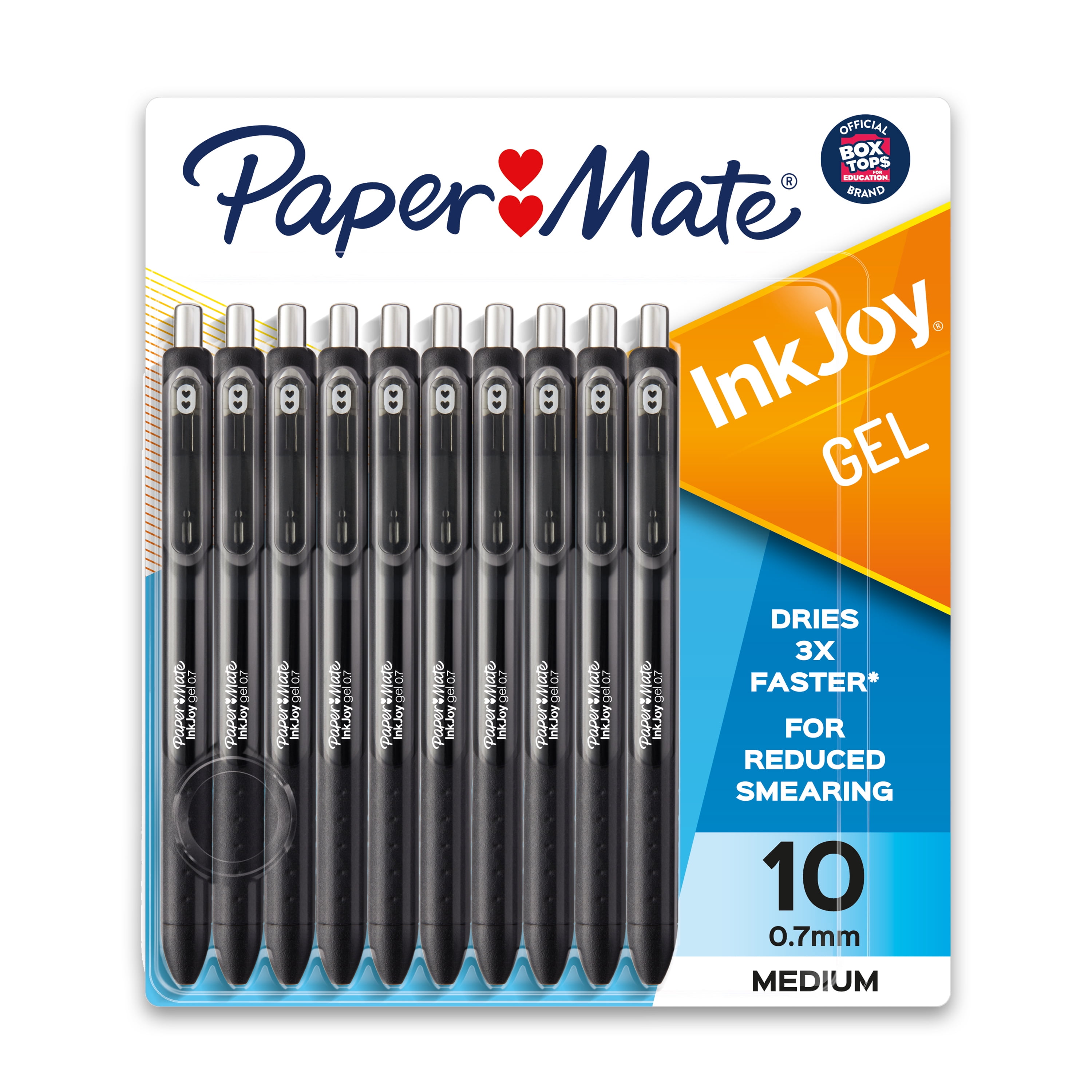 1951640-1 Black 10 Count Paper Mate InkJoy Gel Pens Medium Point 
