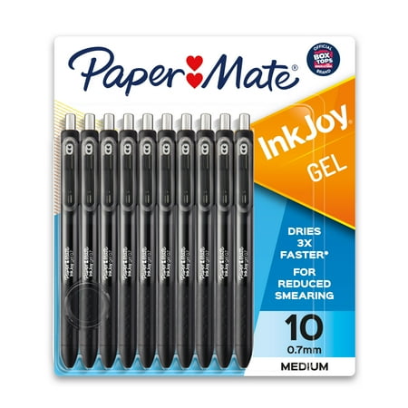 UPC: 0071641100763 | Paper Mate InkJoy Gel Pens  Medium Point  Black  10 Count