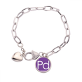 thumbnail image 1 of Chestry Elements Period Table Transition Metals Pd Heart Chain Bracelet Jewelry Charm Fashion, 1 of 3