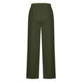 thumbnail image 7 of Delayuji Women's Stripe Patchwork Wide Leg Sweatpants Loose Sportswear Casual Sweatpants Workout Pants, 7 of 7