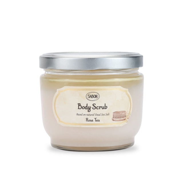 Exfoliante corporal Sabon Rose Tea Con sal del Mar Muerto 625 ml