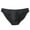 Black, variant on zeranth U Convex Solid Color Seamless Men Briefs Summer Ice Silk Low Waist Panties