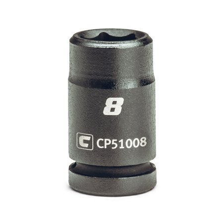 UPC: 0886352510080 | Capri Tools 8 mm Shallow Impact Socket  1/4-Inch Drive  6-Point  Metric