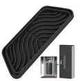 thumbnail image 6 of Refrigerator Drip Catcher For Water Tray, 2-Pack Mini Refrigerator Drip Mats for Ice Water Dispenser, Drain, Prevent Water Spills, Water Splashes and Ice Cube Drops (Rectangle)Black, 6 of 6
